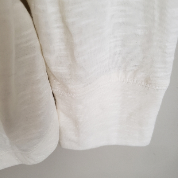 BANANA REPUBLIC | white long sleeve top - Picture 6 of 6